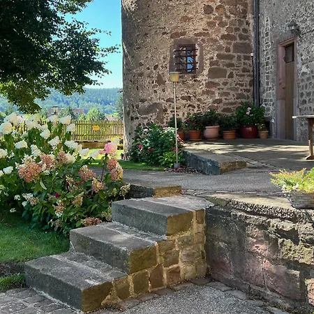 Alte Foersterei - Elegantes Apartment In Der Historischen Hinterburg Schlitz - Nahe Fulda Und Bad Hersfeld Eksteriør billede